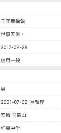 “千年幸福说”个人资料